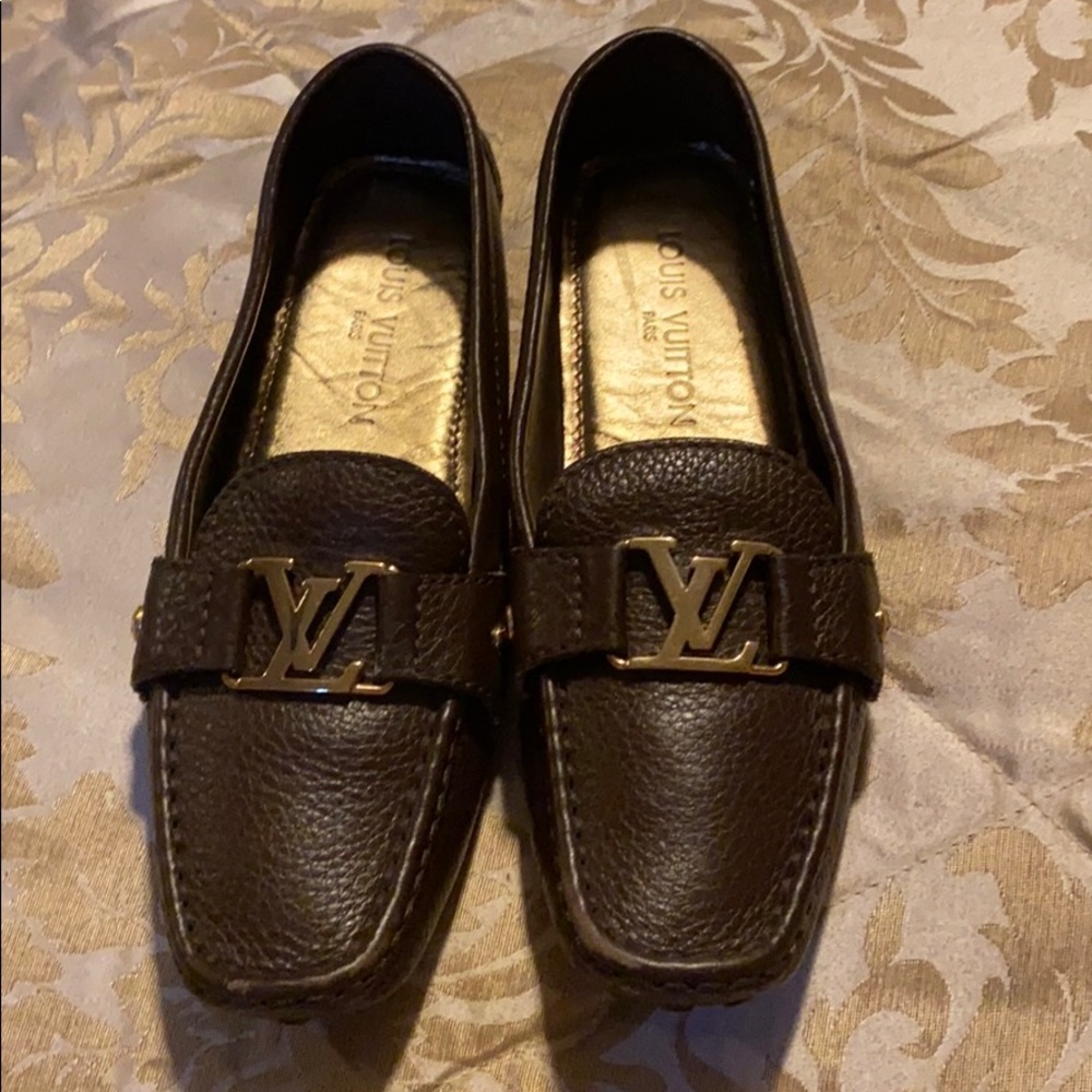 Louis Vuitton Paris Brown Leather Loafers